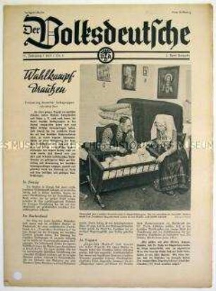 Halbmonatszeitschrift "Der Volksdeutsche" u.a. zu Masuren