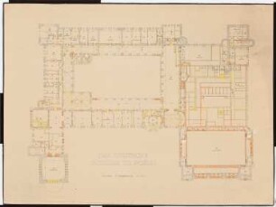 Schloss Posen, Posen Umbau: Grundriss 2. OG 1:100
