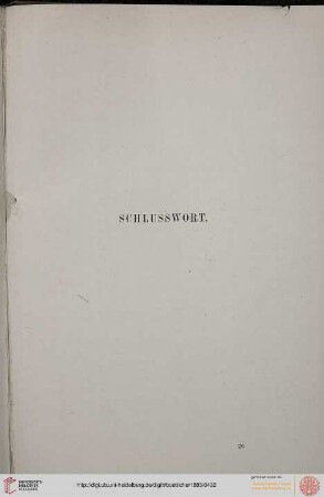 Schlusswort