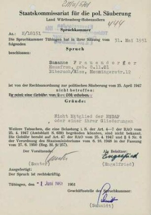 Antrittsbesuch von BVG-Präsident Dr. Ernst Benda bei der Stadtverwaltung Karlsruhe