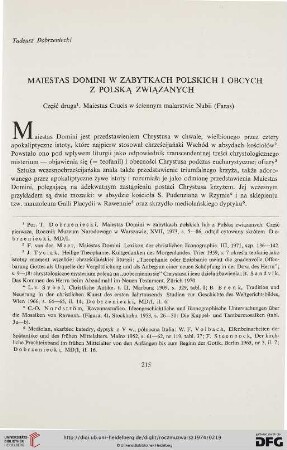 18: Maiestas Domini w zabytkach polskich i obcych z Polską związanych : [2]; maiestas Crucis w ściennym malarstwie Nubii (Faras)
