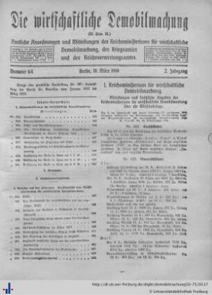 Nr. 64, 18. März 1919