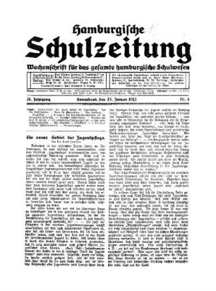 Ein neues Gebiet der Jugendpflege