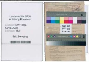 Entnazifizierung Servatius Still , geb. 15.03.1895 (Rendant)