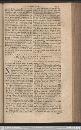 The First Book of Samuel, otherwise called The First Book of the Kings