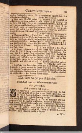 XXI. Von der heiligen Absolution.