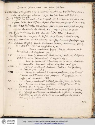 Livres français en gros octav