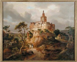 Gemälde: Burg Falkenstein von Südosten