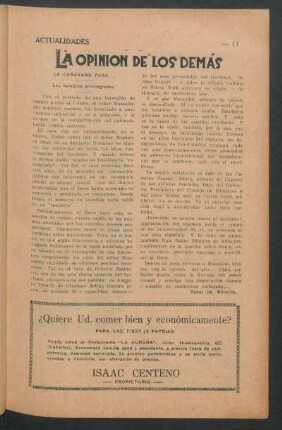 La opinión de los demás