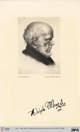 [Porträt Adolph Menzel]