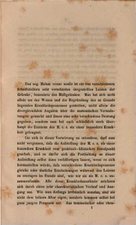Die pathologisch-anatomischen Veränderungen des sogenannten Malum coxae senile