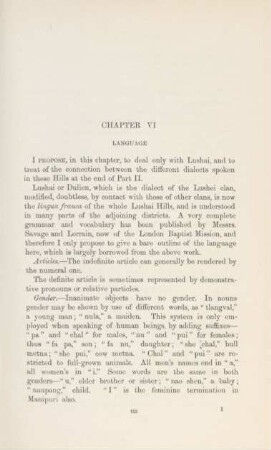 Chapter VI. Language
