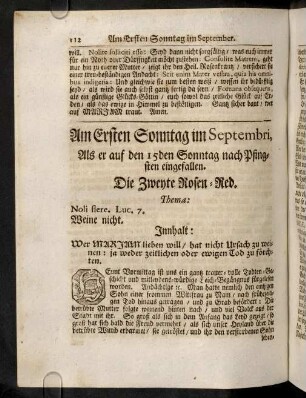 312-318, Am Ersten Sonntag im Septembri, ...