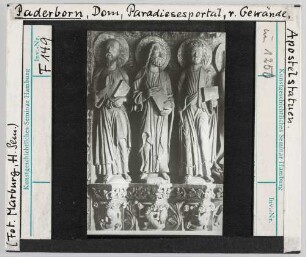 Paderborn, Dom: Paradiesportal, rechtes Gewände, Apostel