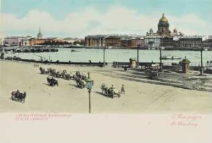 Quai de l'Amirauté. St. Pétersbourg [Russland 1904]