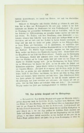 VII. Das hessische Bergland und die Wesergebirge