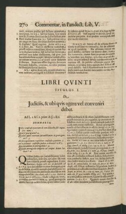 Libri Quinti