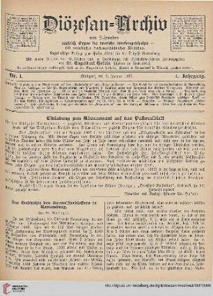 Einladung zum Abonnement auf das Pastoralblatt