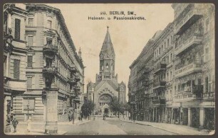 Ansichtskarte "Heimstraße u. Passionskirche" [2/2]