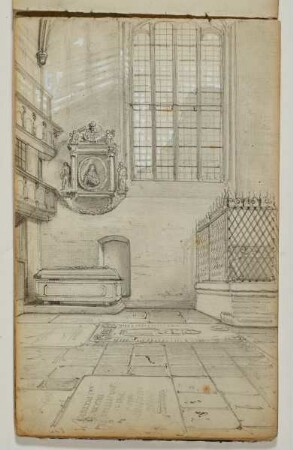 Blick in das Querhaus einer Kirche