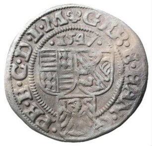 Fundmünze, Spitzgroschen, 1547