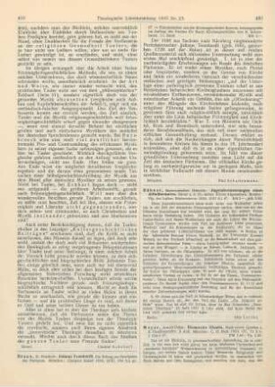 419-420 [Rezension] Braun, Friedrich, Joh. Tennhardt