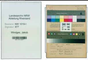 Entnazifizierung Jakob Windges , geb. 01.11.1909 (Zuschneider)