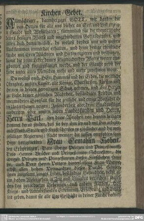 Kirchen-Gebet