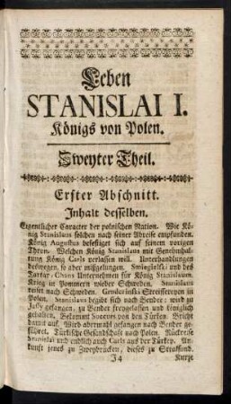 Zweyter Theil.