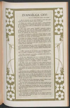 Evangélica CXVI : El que se sienta Juan Pérez, que la pase.
