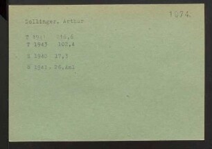 Dollinger, Arthur