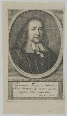 Bildnis des Johannes Fredericus Gronovius