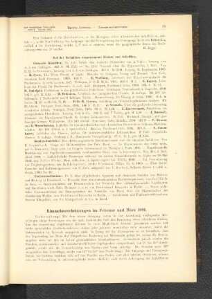 Himmelserscheinungen im Februar und März 1901.