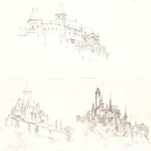 Lange, Ludwig; Lange - Archiv: V.3 Gotik (Burgen) - Perspektiven