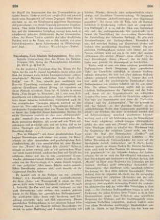 299-302 [Rezension] Stavenhagen, Kurt, Absolute Stellungnahmen