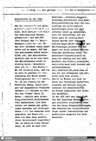 Anarchisten in der DDR