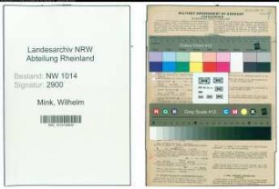 Entnazifizierung Wilhelm Mink , geb. 10.05.1905 (Kaufmaennischer Angestellter)