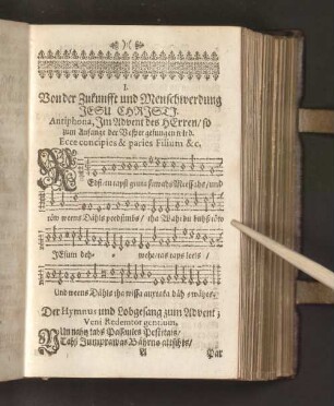 I. Von der Zukunfft und Menschwerdung Jesu Christi. [u. a.]