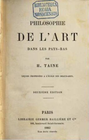 Philosophie de l'art dans les Pays-Bas