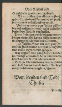 Vom Leyden und Todt Christi.