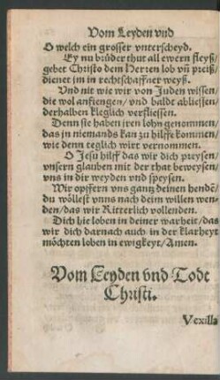 Vom Leyden und Todt Christi.