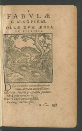 Fabulae C. Aesopicae.