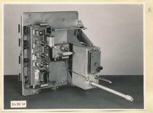 Spektrometer 3-12cm, Typ SPM 1, Nr. 08.84002.1 von links, Foto 1954