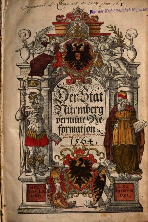 Der Stat Nurmberg verneute Reformation