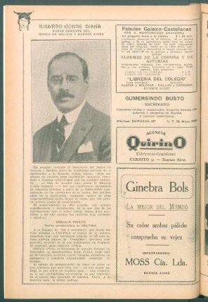 Ricardo Conde Diana : Nuevo gerente del Banco de Galicia y Buenos Aires