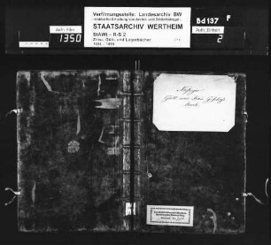 Nassiger Gült- und Zinsgeschoßbuch (mit Namensregister)