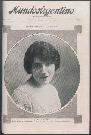 Artistas francesas en la Argentina [Fotografía] : Adelina Gillon