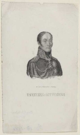 Bildnis des Bogislaw Friedrich Tauentzien von Wittenberg