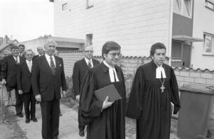 Amtseinführung des neuen Pfarrers der Waldenserkirche Neureut-Süd Dekan Konrad Hettler