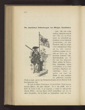 Die maritimen Bestrebungen des Großen Kurfürsten.